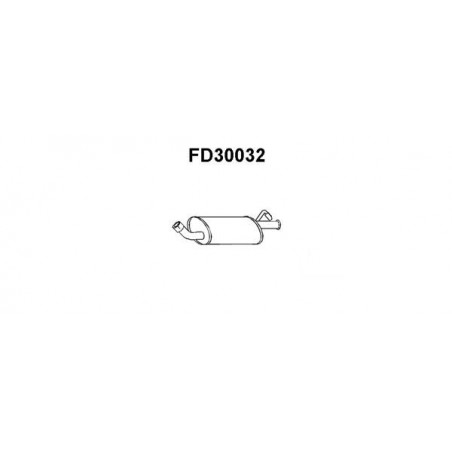 Silencieux arrière VENEPORTE