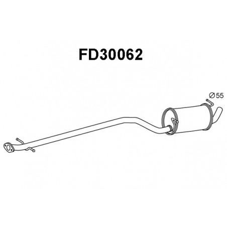 Silencieux avant VENEPORTE