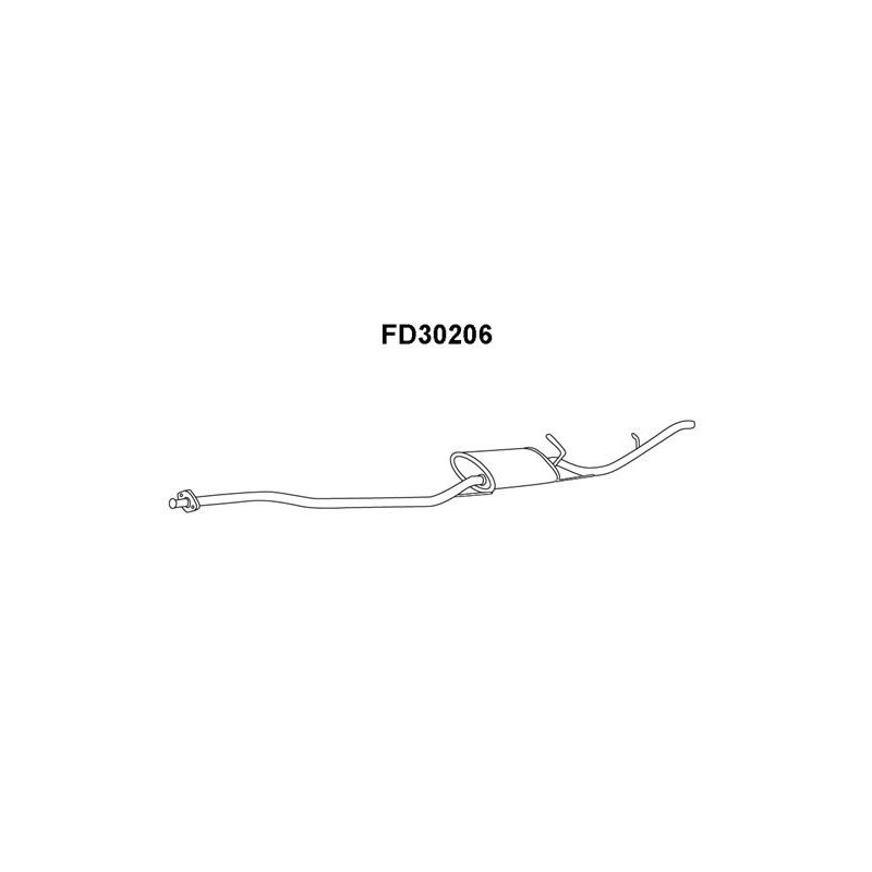 Silencieux arrière VENEPORTE