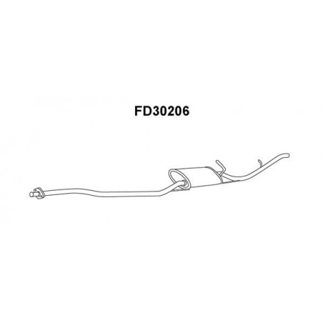 Silencieux arrière VENEPORTE