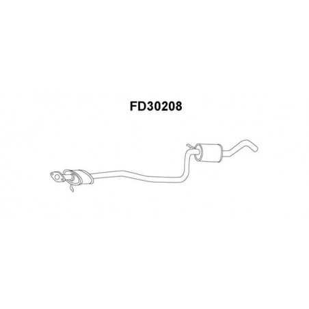 Silencieux avant VENEPORTE