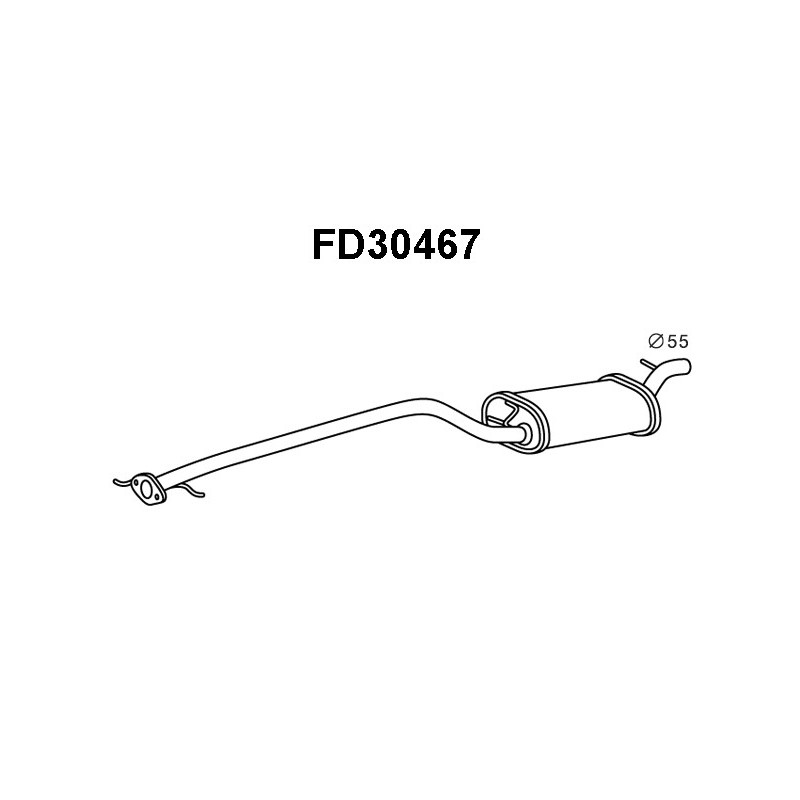 Silencieux intermédiaire VENEPORTE