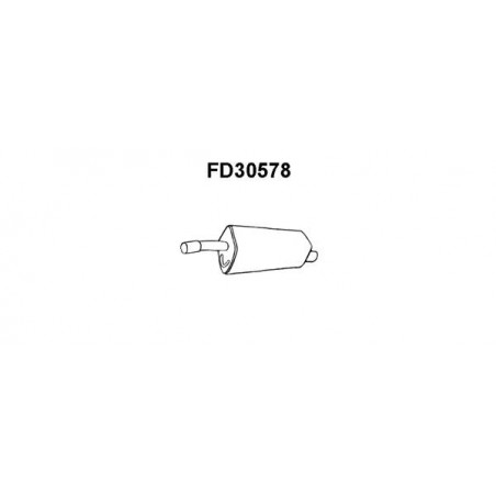 Silencieux arrière VENEPORTE