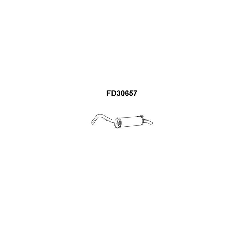 Silencieux arrière VENEPORTE