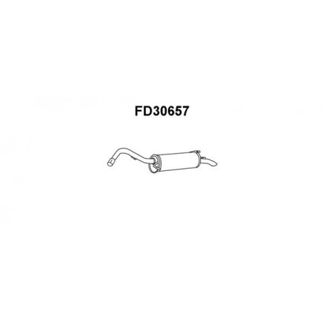 Silencieux arrière VENEPORTE