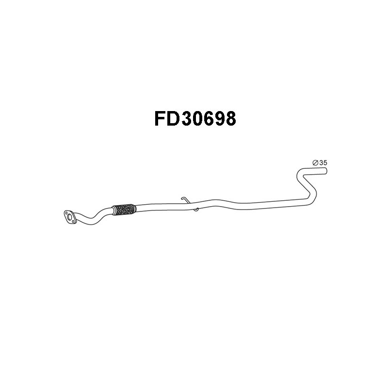 Tuyau d'échappement VENEPORTE