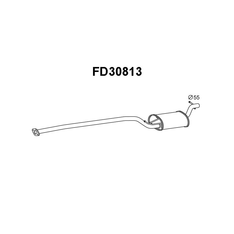 Silencieux intermédiaire VENEPORTE