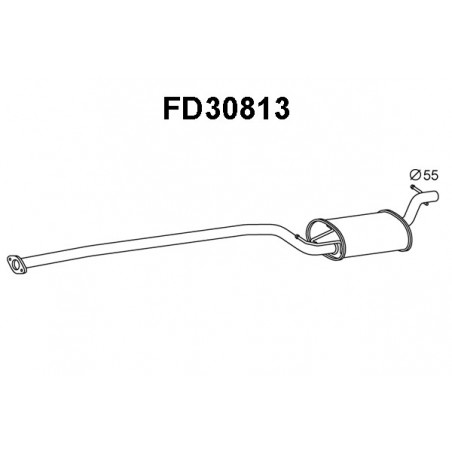 Silencieux intermédiaire VENEPORTE