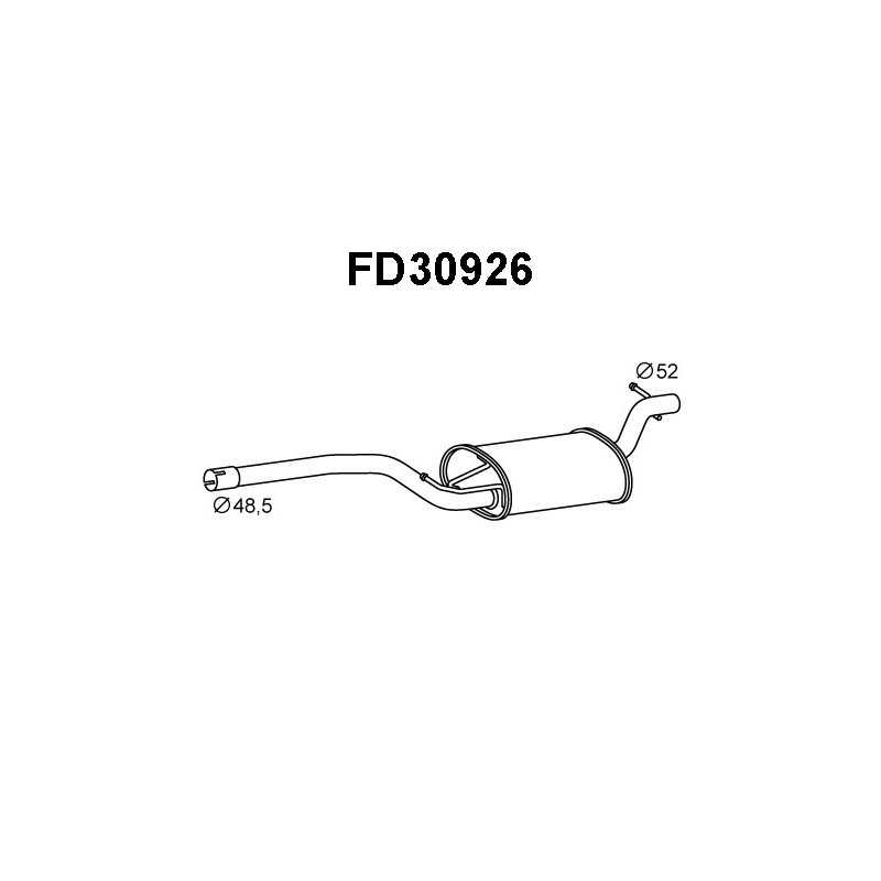 Silencieux avant VENEPORTE