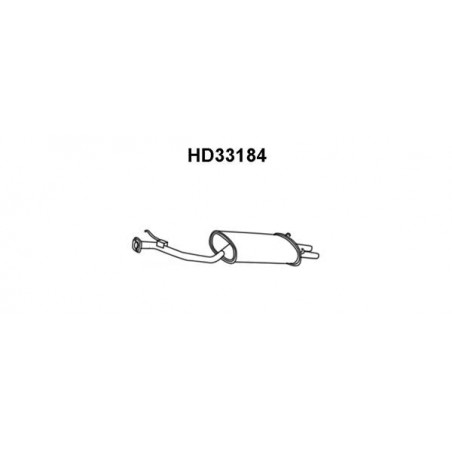 Silencieux arrière VENEPORTE