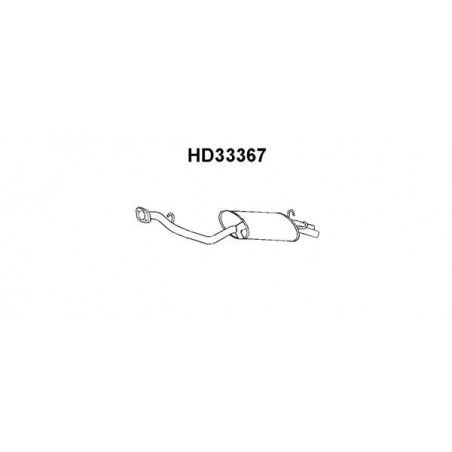 Silencieux arrière VENEPORTE