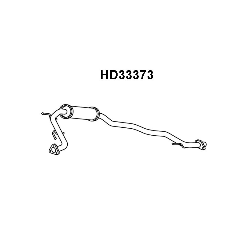Silencieux intermédiaire VENEPORTE