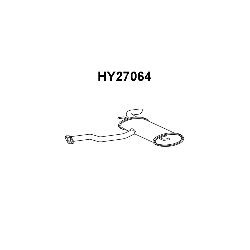 Silencieux arrière VENEPORTE