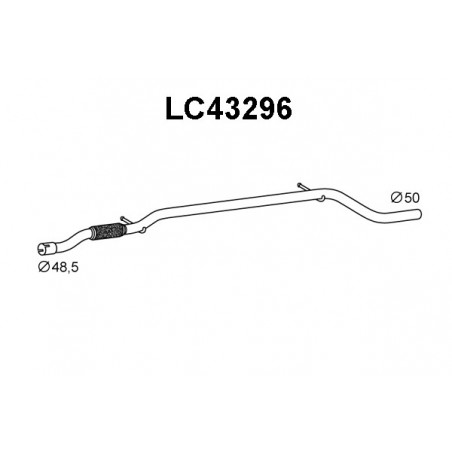 Tuyau d'échappement VENEPORTE