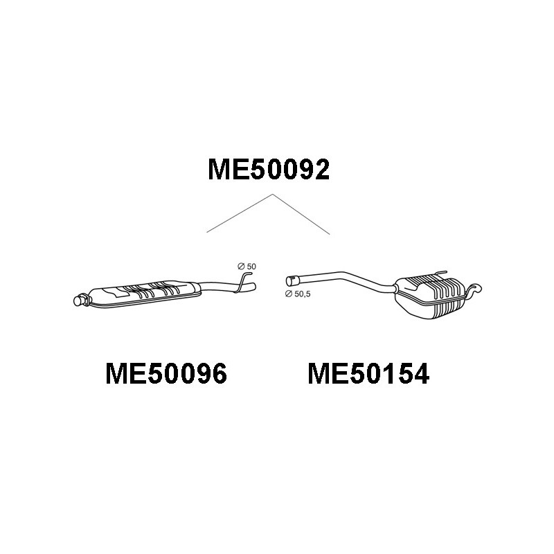 Silencieux arrière VENEPORTE