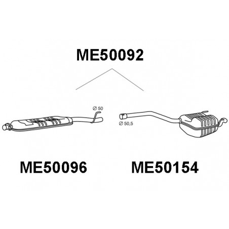Silencieux arrière VENEPORTE