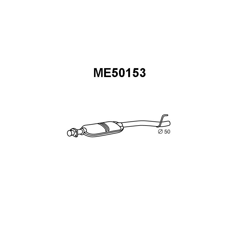 Silencieux intermédiaire VENEPORTE