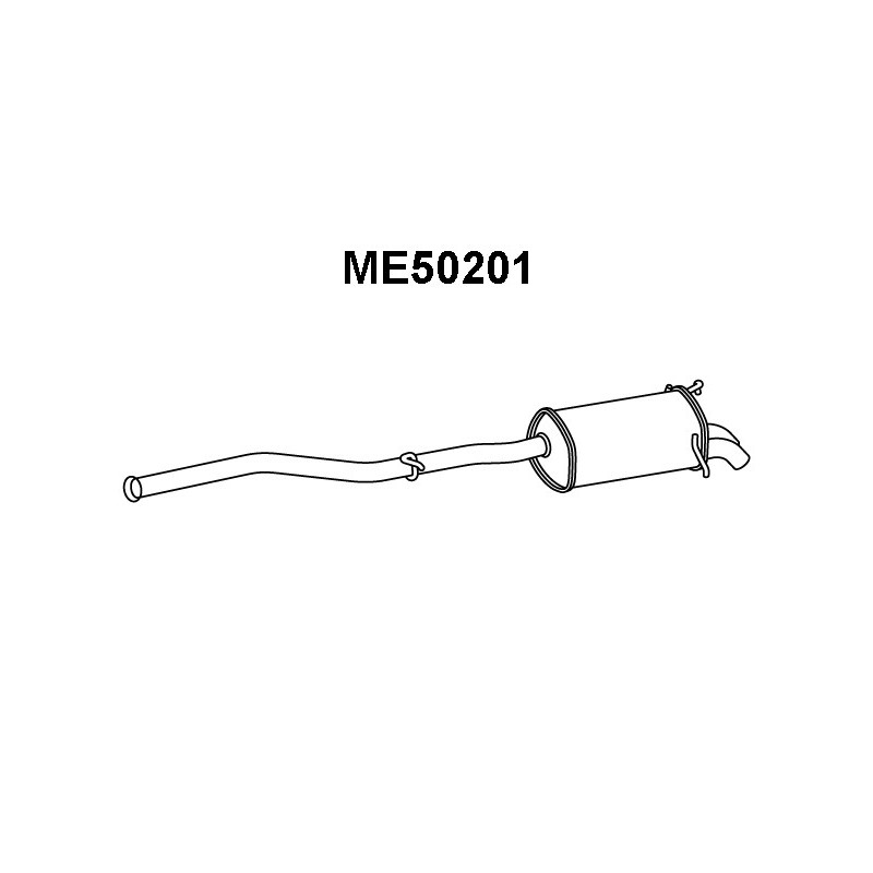 Silencieux arrière VENEPORTE