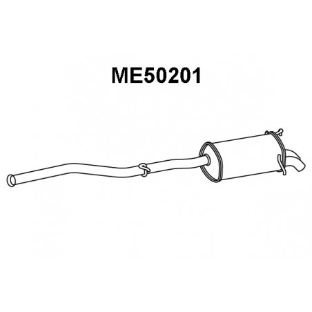 Silencieux arrière VENEPORTE