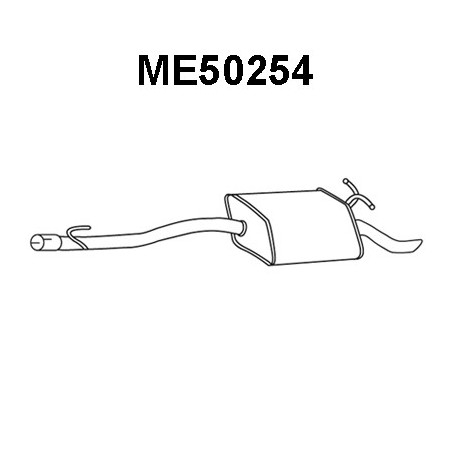 Silencieux arrière VENEPORTE