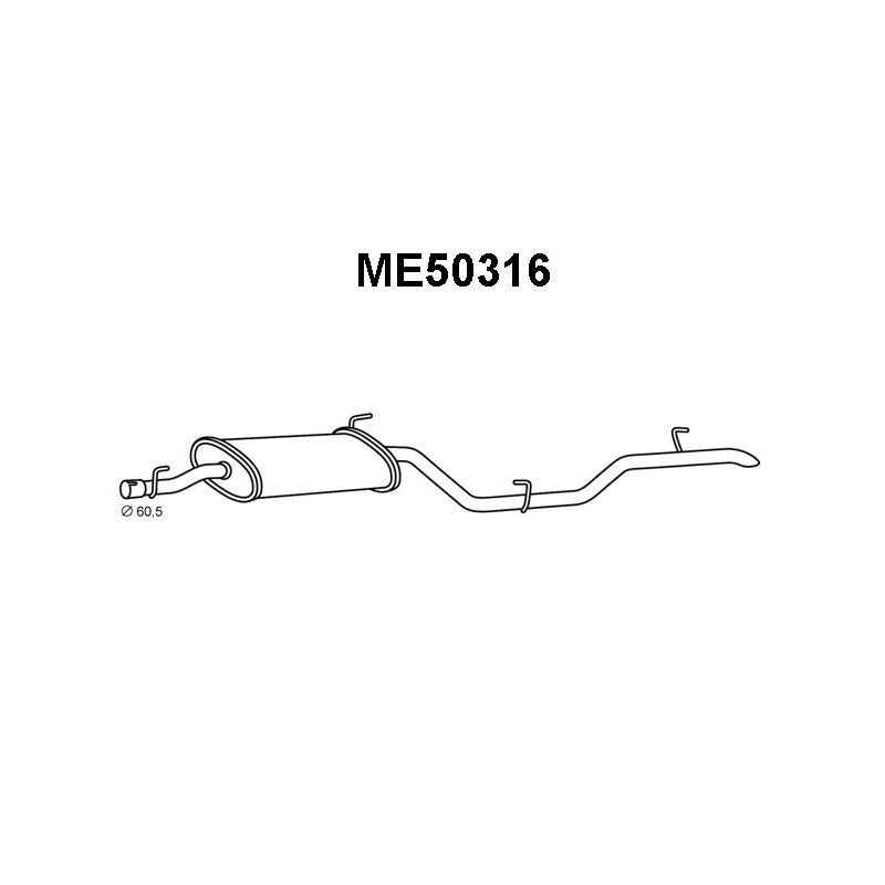 Silencieux arrière VENEPORTE