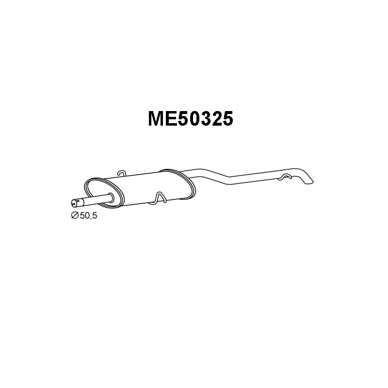 Silencieux arrière VENEPORTE