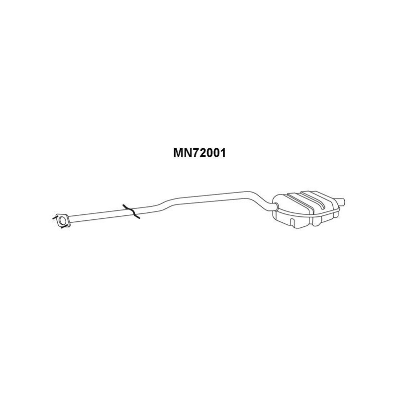 Silencieux arrière VENEPORTE