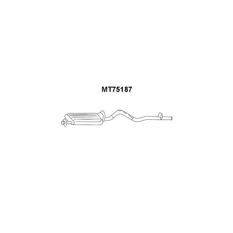 Silencieux arrière VENEPORTE