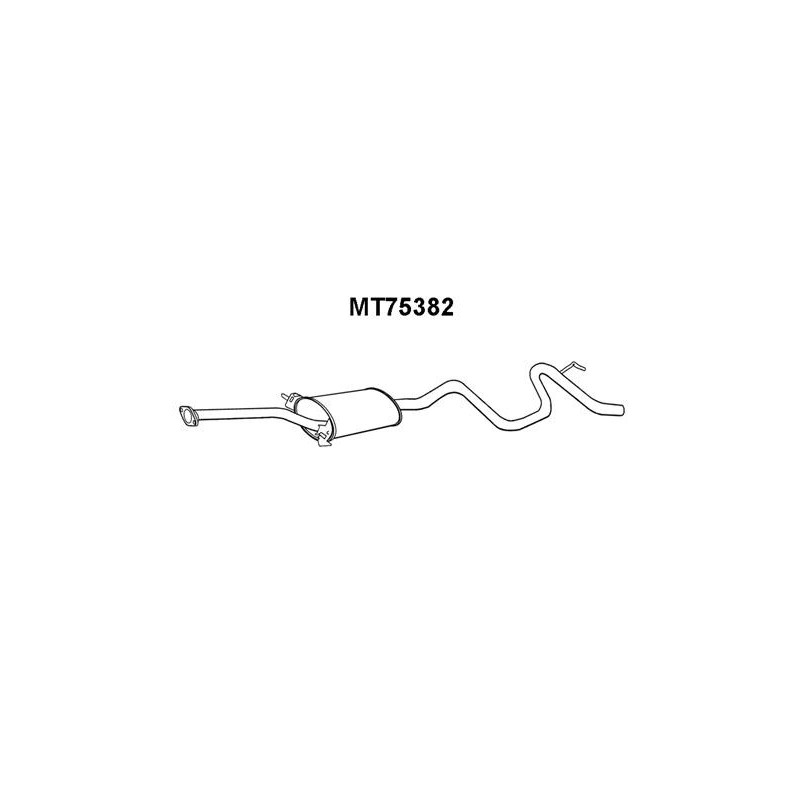 Silencieux arrière VENEPORTE