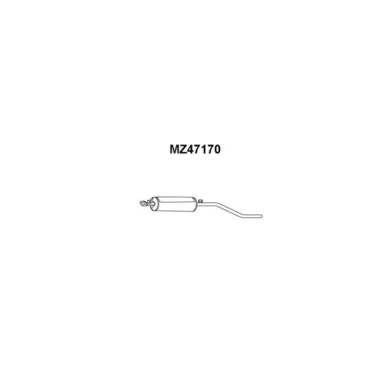 Silencieux arrière VENEPORTE