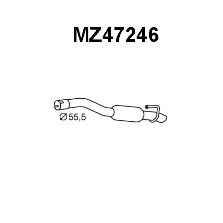 Silencieux arrière VENEPORTE