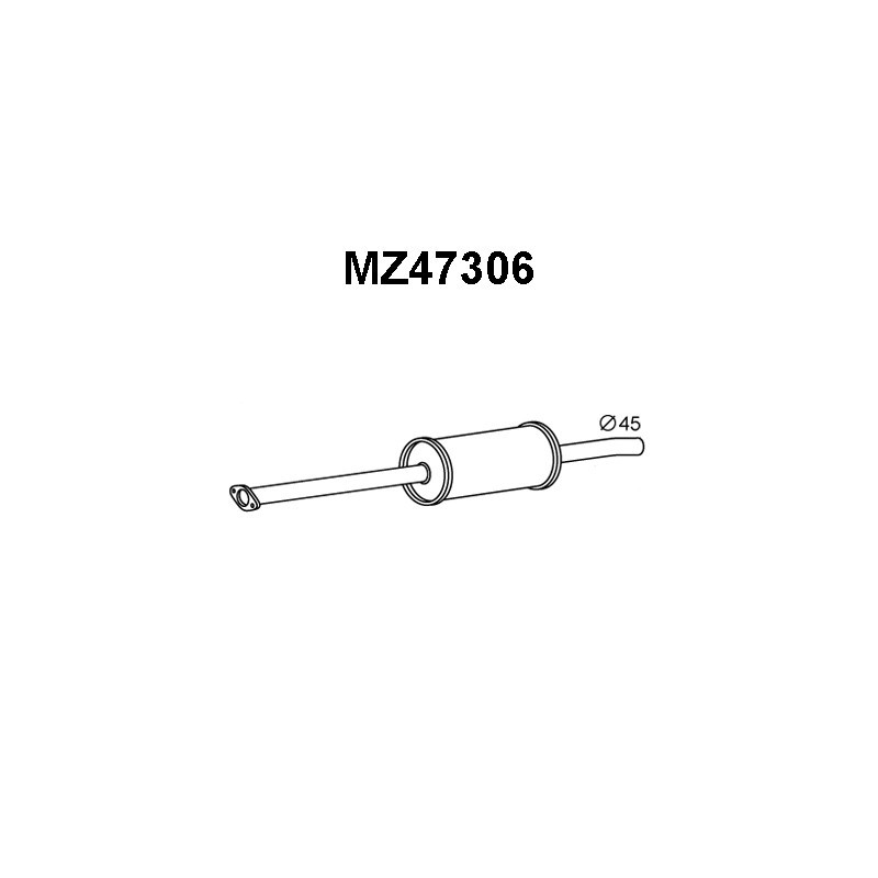 Silencieux avant VENEPORTE