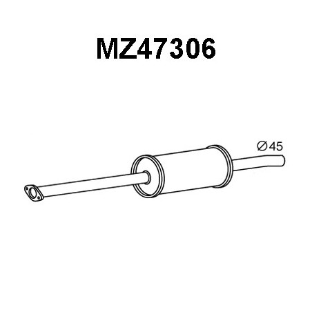 Silencieux avant VENEPORTE