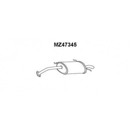 Silencieux arrière VENEPORTE