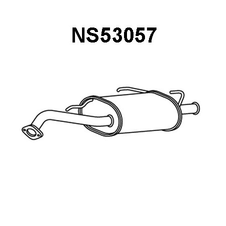 Silencieux arrière VENEPORTE