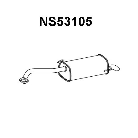 Silencieux arrière VENEPORTE