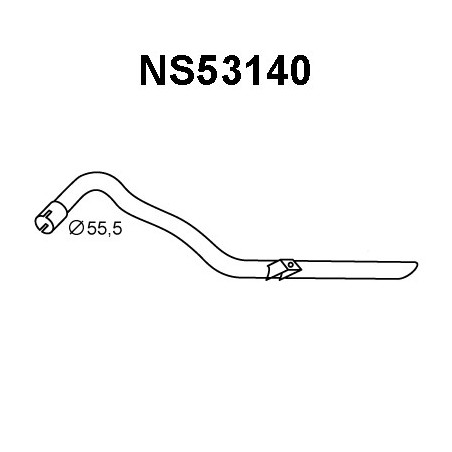 Tuyau d'échappement VENEPORTE