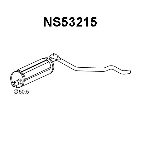 Silencieux arrière VENEPORTE