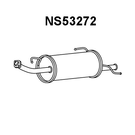 Silencieux arrière VENEPORTE