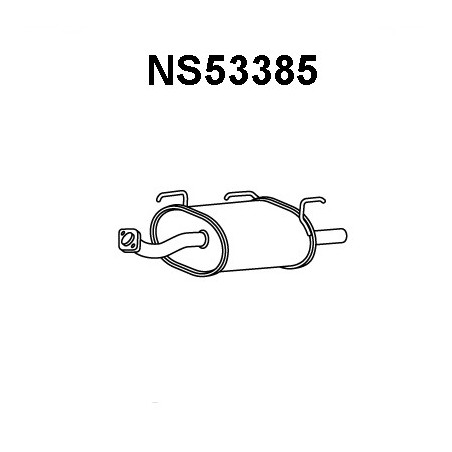 Silencieux arrière VENEPORTE