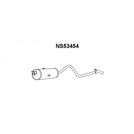 Silencieux arrière VENEPORTE