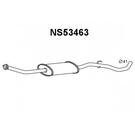 Silencieux avant VENEPORTE