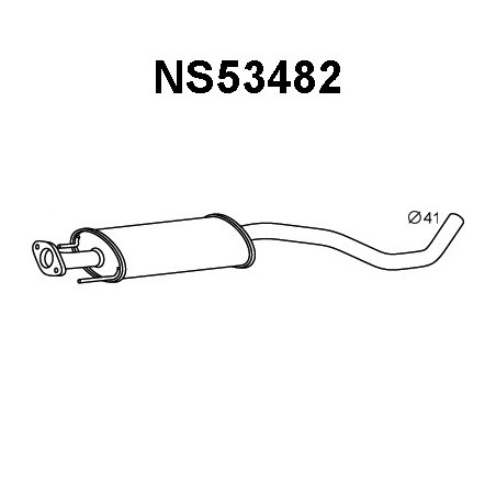 Silencieux avant VENEPORTE