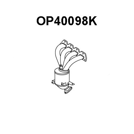 Catalyseur en coude VENEPORTE