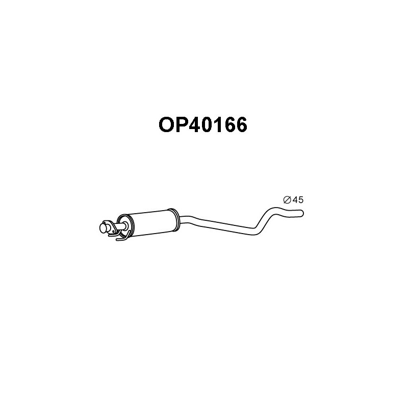 Silencieux intermédiaire VENEPORTE