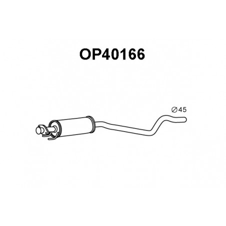 Silencieux intermédiaire VENEPORTE
