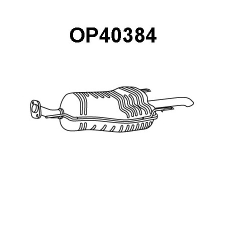 Silencieux arrière VENEPORTE