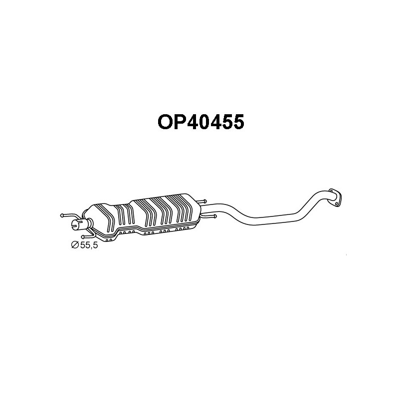 Silencieux intermédiaire VENEPORTE