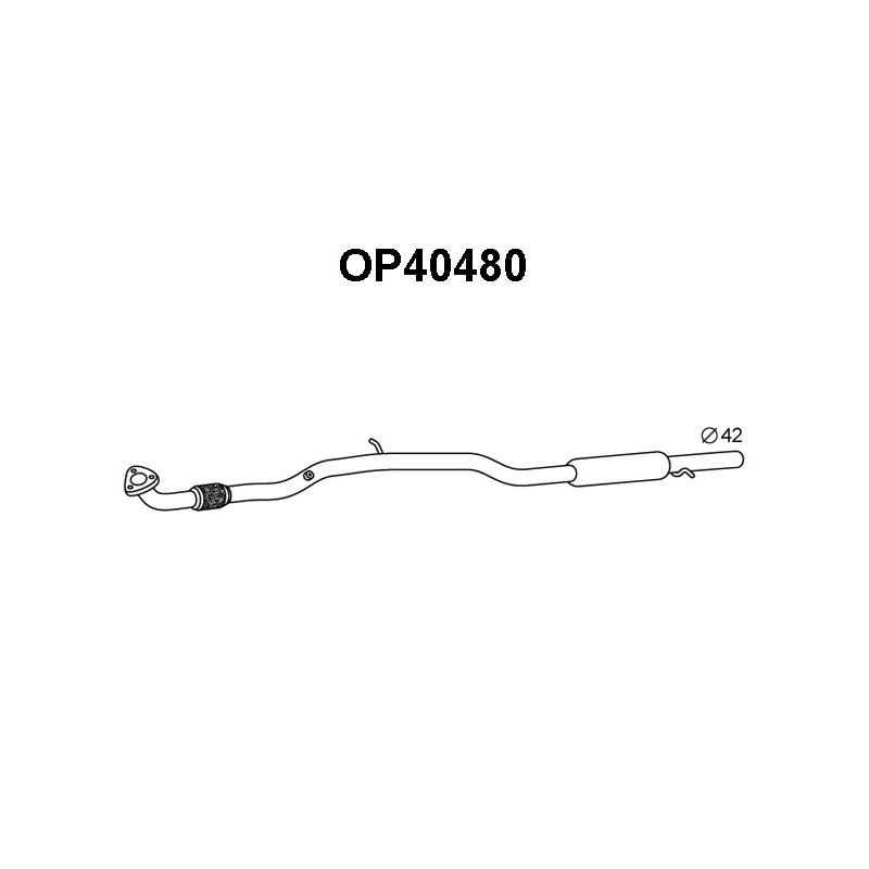 Silencieux intermédiaire VENEPORTE