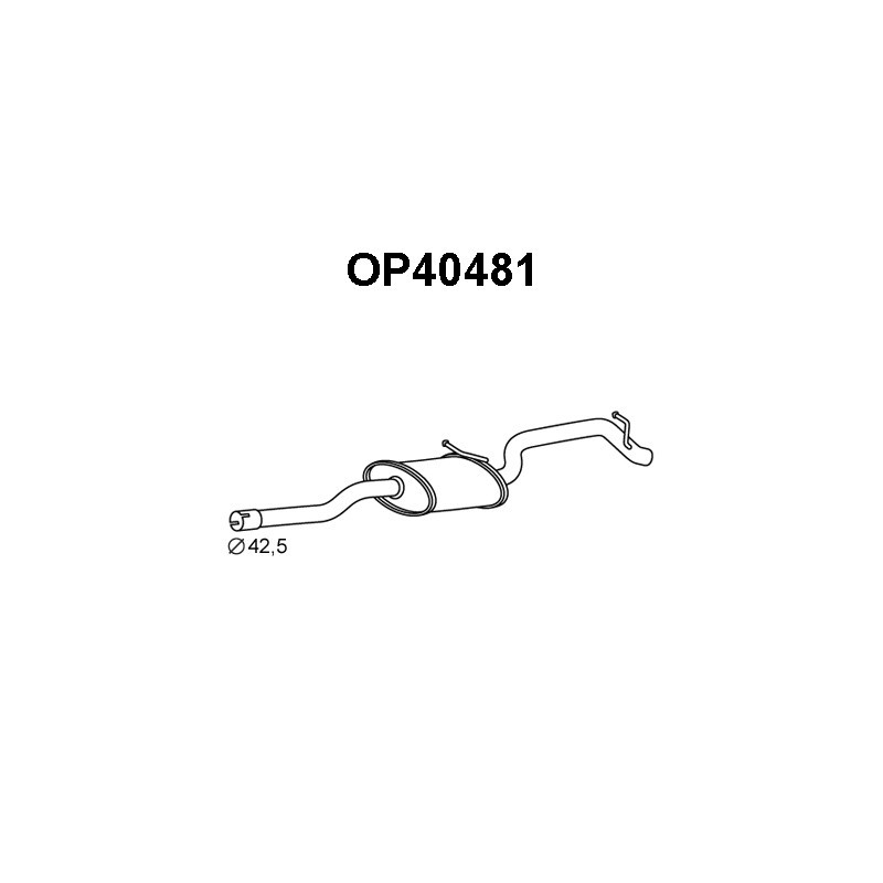 Silencieux arrière VENEPORTE